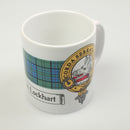 Lockhart Clan Crest and Tartan Mug