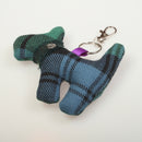 Campbell Ancient Tartan Handmade Scotty Keyring