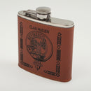 MacEwan Clan Crest PU Leather Covered Hip Flask