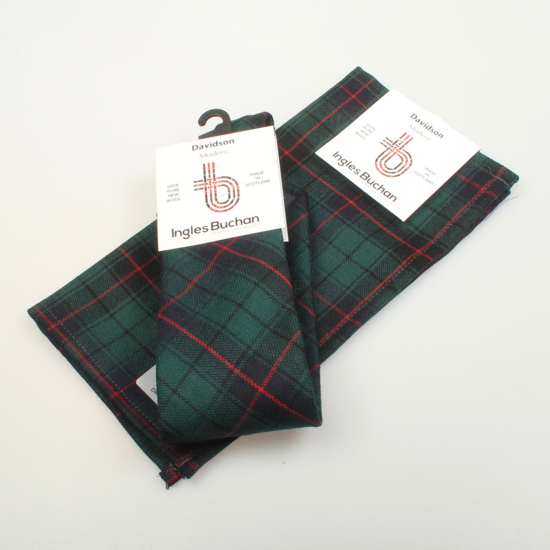 Sciarpa Lunga In Finto Cashmere Davidson Clan, Tartan Scozzese, 197x72 Cm, Calda E Morbida, Regalo Invernale