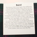 Stylish Pure Wool Tie in Baird Modern Tartan, showcasing its vibrant colors and design, perfect for elevating any outfit.