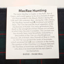 Wool Tartan Pocket Square in MacRae Hunting Modern Tartan