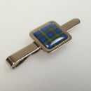 Tartan Square Tie Slide