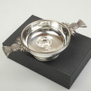 Clan Crest Engraved Large Thistle Handle Quaich