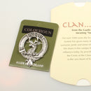 Colquhoun Clan Crest Badge in Pewter