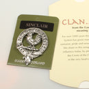 Sinclair Clan Crest Badge in Pewter