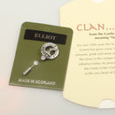 Elliot Clan Crest Pewter Tie Pin