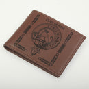 Hunter Clan Crest Real Leather Wallet