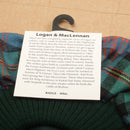 Lightweight Tartan Tam and Scarf Set in Logan and MacLennan Ancient