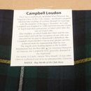 Wool Strip Ribbon in Campbell of Loudon Modern Tartan - 5 Strips, Choose Your Width
