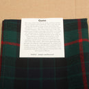 Wool Tartan Pocket Square in Gunn Modern Tartan showcasing a bold design of rich blues, deep greens, and vibrant reds, perfect for elevating formal outfits.