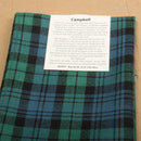 Scarf in Campbell Ancient Wool Tartan