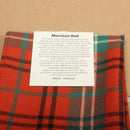 Wool Strip Ribbon in Morrison Red Modern Tartan - 5 Strips, Choose Your Width