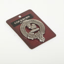 Cockburn Clan Crest Badge in Pewter
