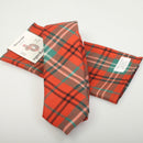 Tie and Pocket Square Gift Set - Morrison Red Ancient Tartan