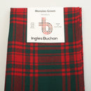 Wool Mini Sash in Menzies Green Modern Tartan