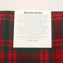 Pure Wool Golf Cap in Menzies Green Modern Tartan