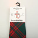 Pure Wool Tie in Menzies Green Modern Tartan.