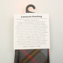 Pure Wool Tie in Cameron Hunting Weathered Tartan