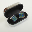 Campbell of Argyll Modern Tartan Cufflinks - Choose Your Shape