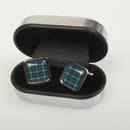 Campbell of Argyll Modern Tartan Cufflinks - Choose Your Shape
