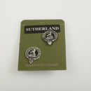 Sutherland Clan Crest Pewter Cufflinks