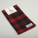 Wool Tartan Pocket Square in Brown Modern Tartan