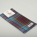 Wool Tartan Pocket Square in Anderson Modern Tartan showcasing its elegant design and classic tartan pattern on a stylish jacket.