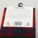 Robertson Red Modern Tartan Lambswool Scarf