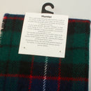 Lambswool Scarf in Hunter Modern Tartan displayed elegantly, showcasing its soft texture and stylish tartan design, perfect for any occasion.
