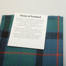 Wool Scarf in Flower of Scotland Tartan.