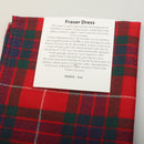 Wool Scarf in Fraser Red (dress) Modern Tartan