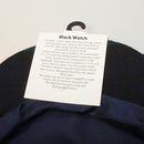 Pure Wool Golf Cap in Black Watch Modern Tartan