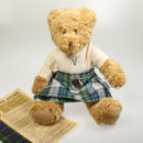 Wee Callum Ancestral Bear in Gordon Tartan