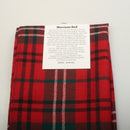 Wool Scarf in Morrison Red Modern Tartan.