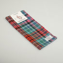 Wool Tartan Pocket Square in Gordon Red Ancient Tartan