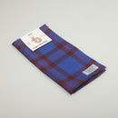 Wool Tartan Pocket Square in Elliot Ancient Tartan by Ingles Buchan, showcasing classic tartan design, perfect for formal attire and Scottish heritage.