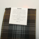 Wool Strip Ribbon in Gordon Weathered Tartan - 5 Strips, Choose your Width