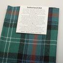 Wool Scarf in Sutherland Old Ancient Tartan.