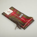 Full Length Sash in Buchanan Old Sett Weathered Tartan, a stylish accessory made from 100% pure new wool, perfect for formal events or casual outings.
