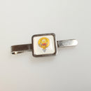 Clan Crest Square Tie Slide - White Back
