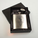 MacIntosh 6oz Engraved Clan Crest Hip Flask