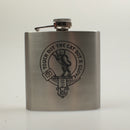 MacIntosh 6oz Engraved Clan Crest Hip Flask