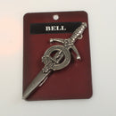 Clan Crest Pewter Kilt Pin with Bell Crest