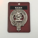 Kerr Clan Crest Badge in Pewter