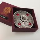 Young Clan Crest Pewter Plaid Brooch