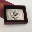 Elliot Pewter Clan Crest Buckle For Kilt Belts