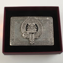 Cameron Pewter Clan Crest Buckle For Kilt Belts