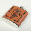 Lyon Clan Crest PU Leather Covered Hip Flask
