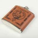 MacFarlane Clan Crest PU Leather Covered Hip Flask